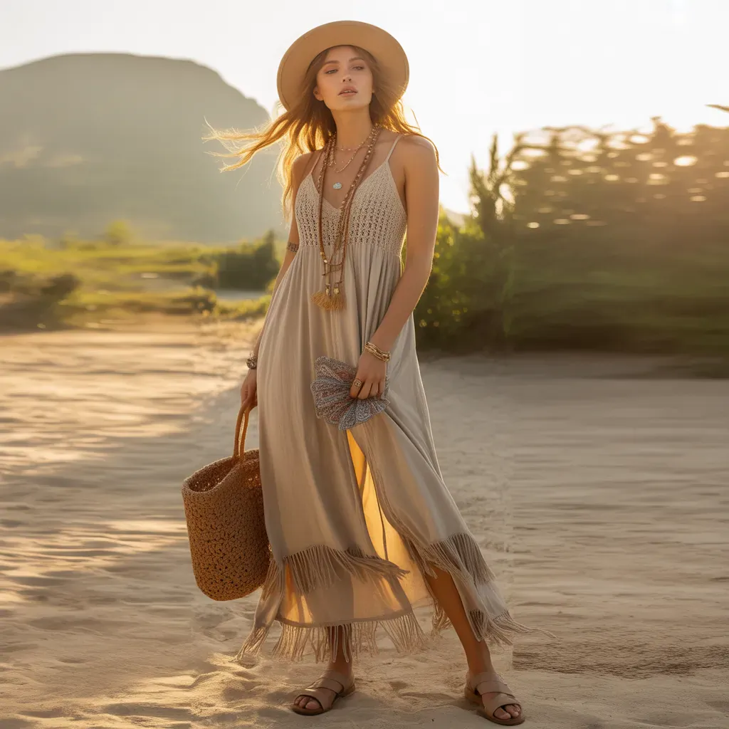 28 boho summer outfit ideas for laid back vibes