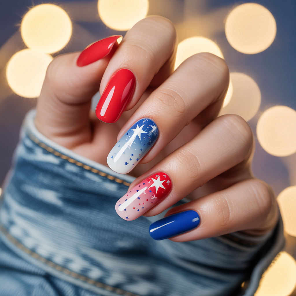 4th of july nails