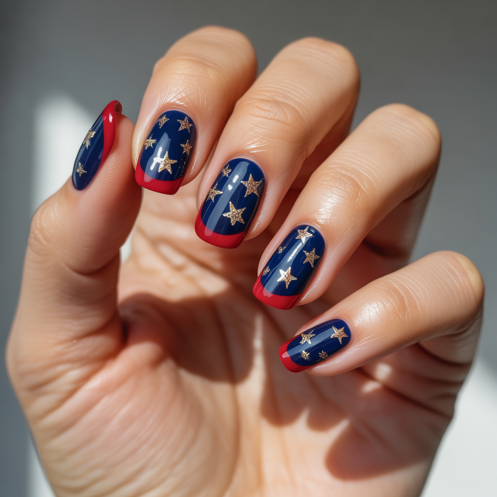 4th of july nails