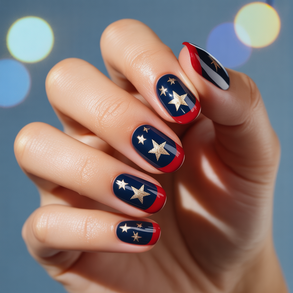 4th of july nails