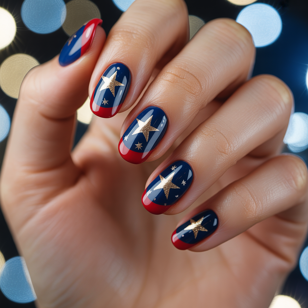 4th of july nails