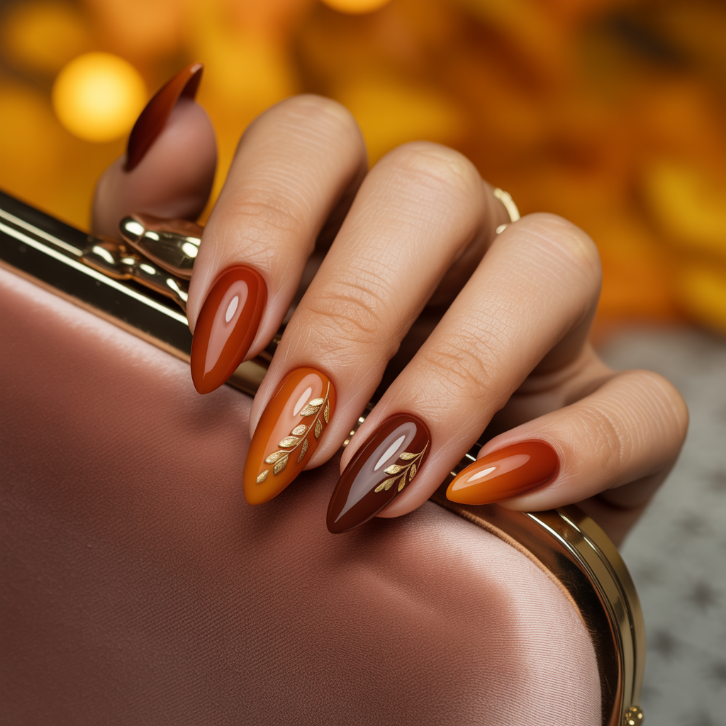 acrylic fall nails