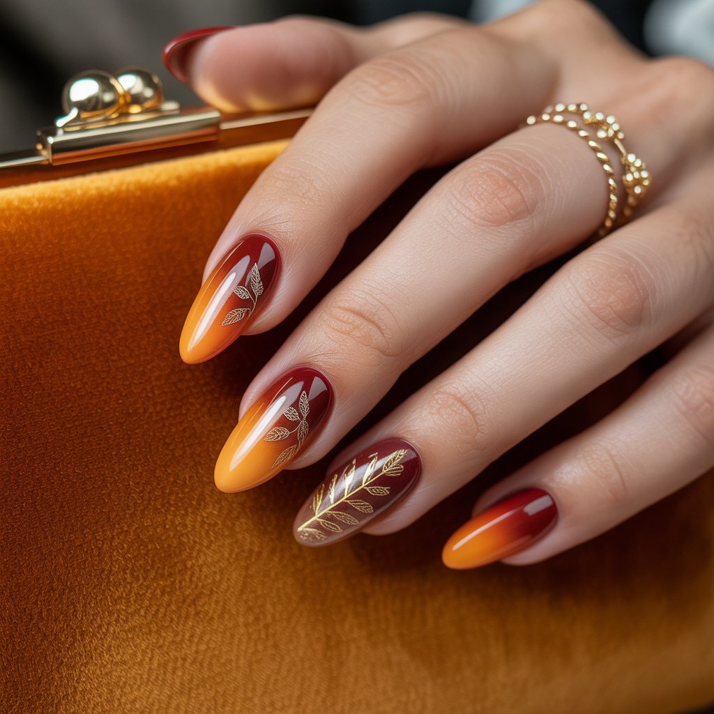 acrylic fall nails