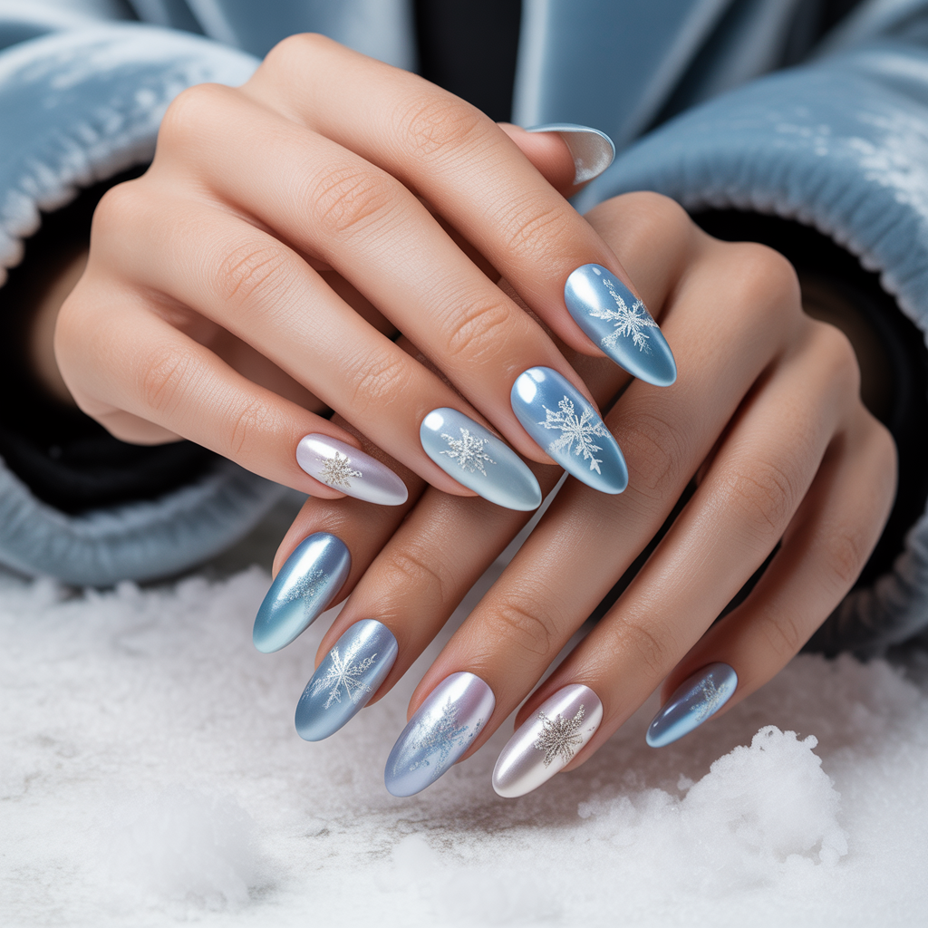 acrylic nails for winter