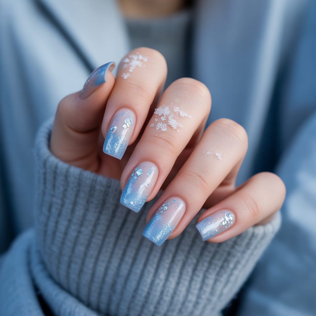 acrylic nails for winter