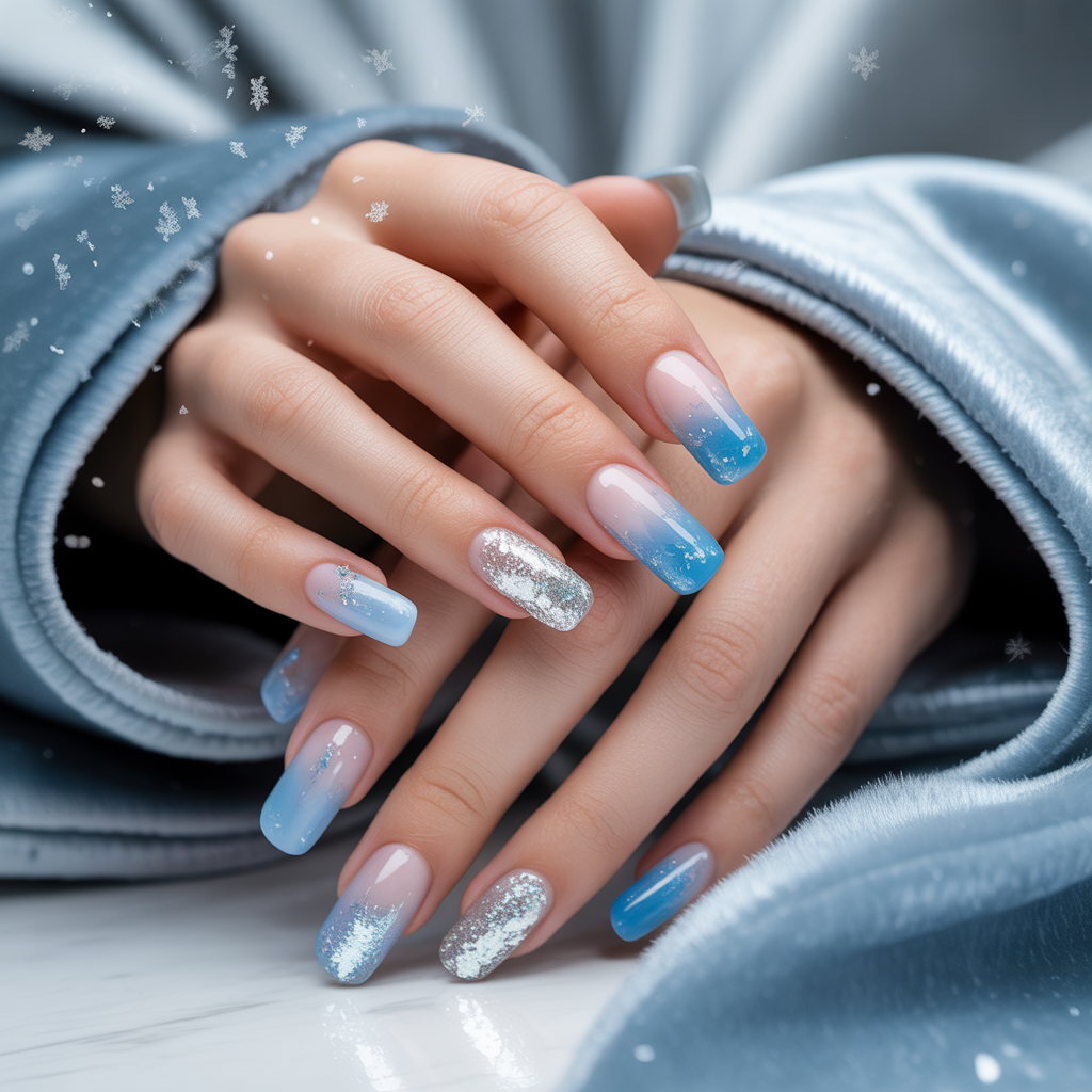 acrylic nails for winter