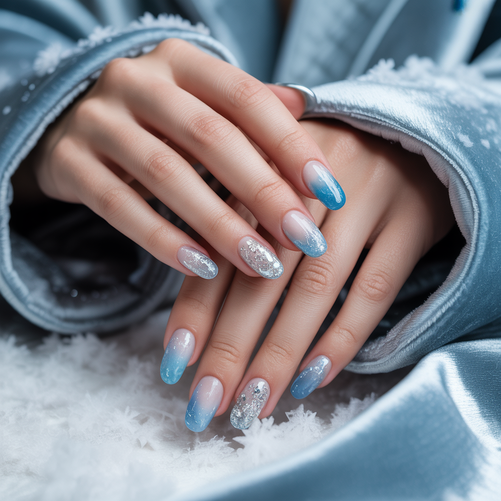 acrylic nails for winter
