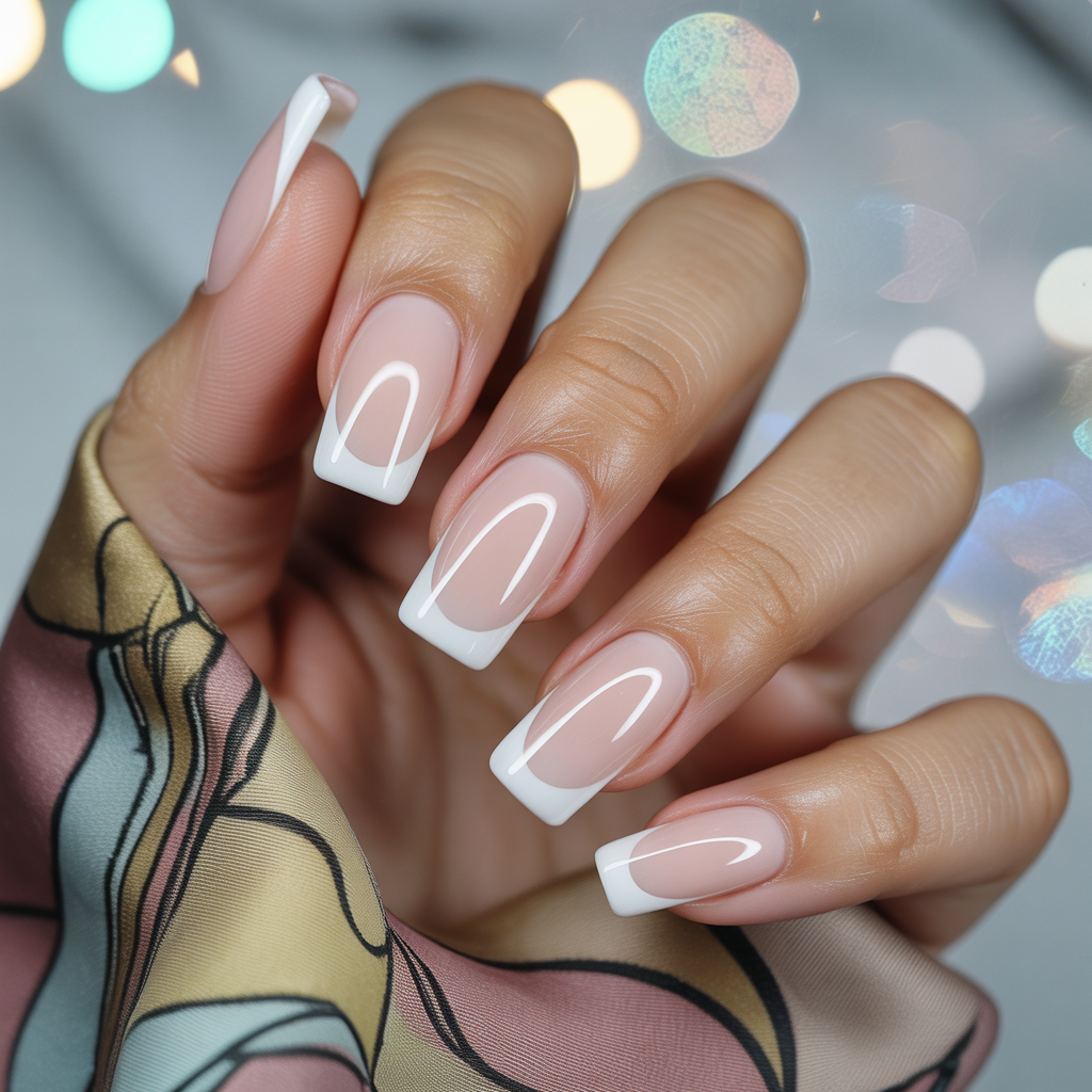 acrylic nails french tip