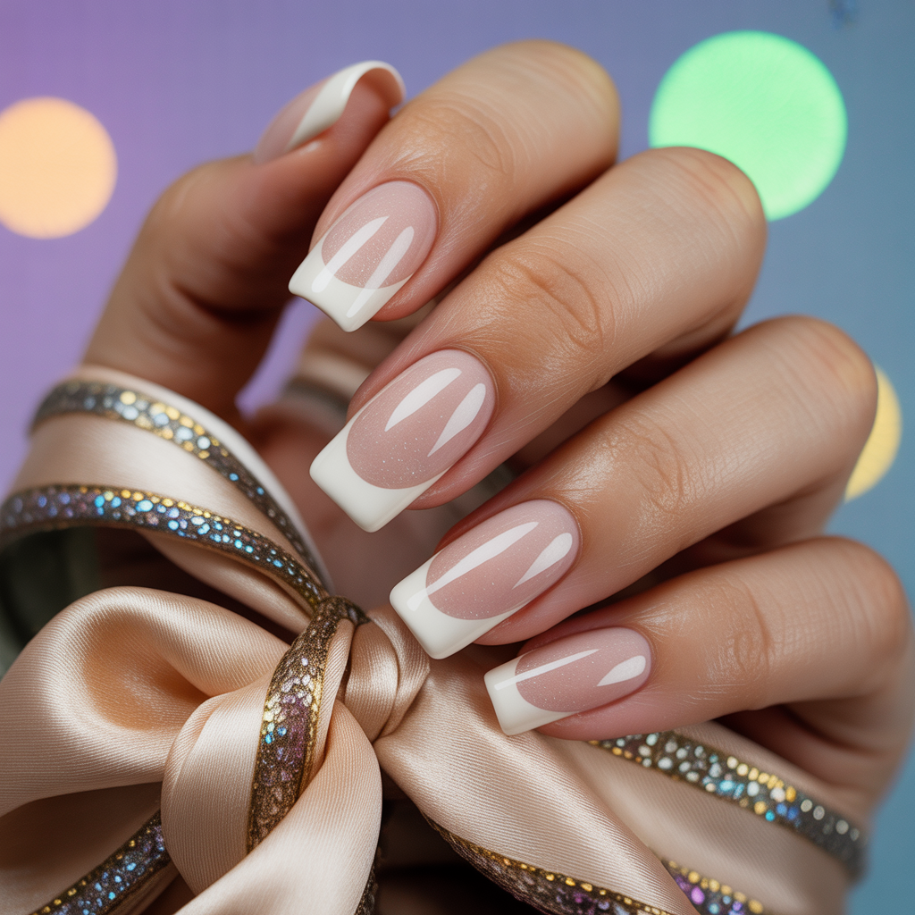 acrylic nails french tip