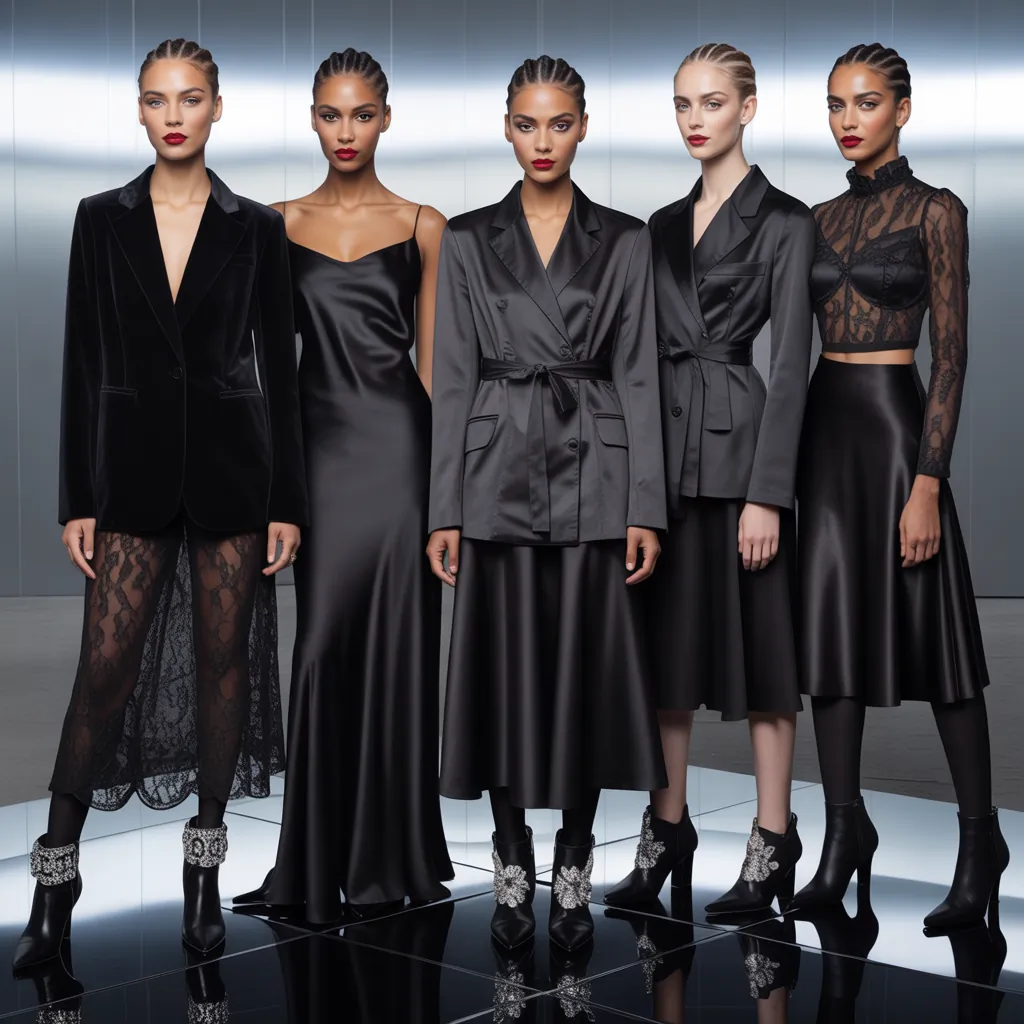 all black outfits for women