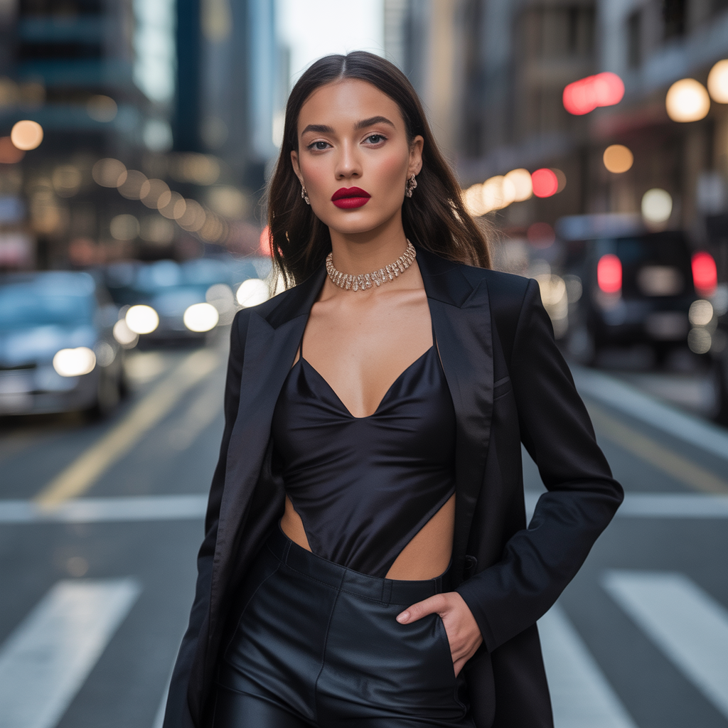 all black outfits for women