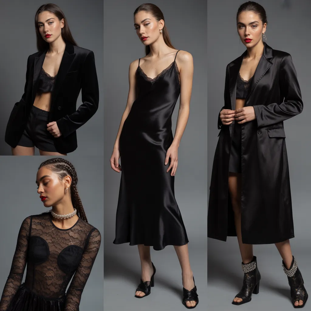 all black outfits for women