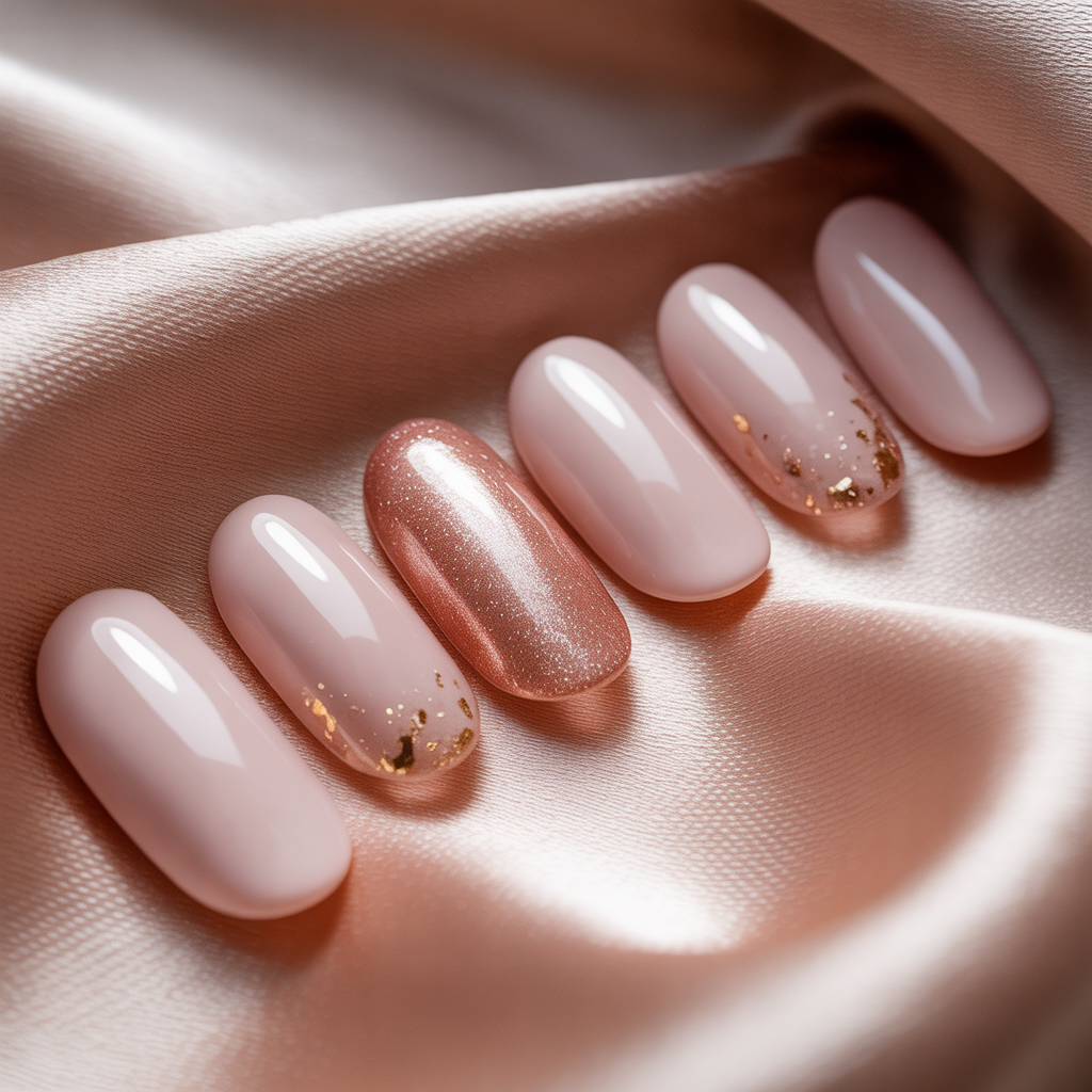 almond acrylic nails