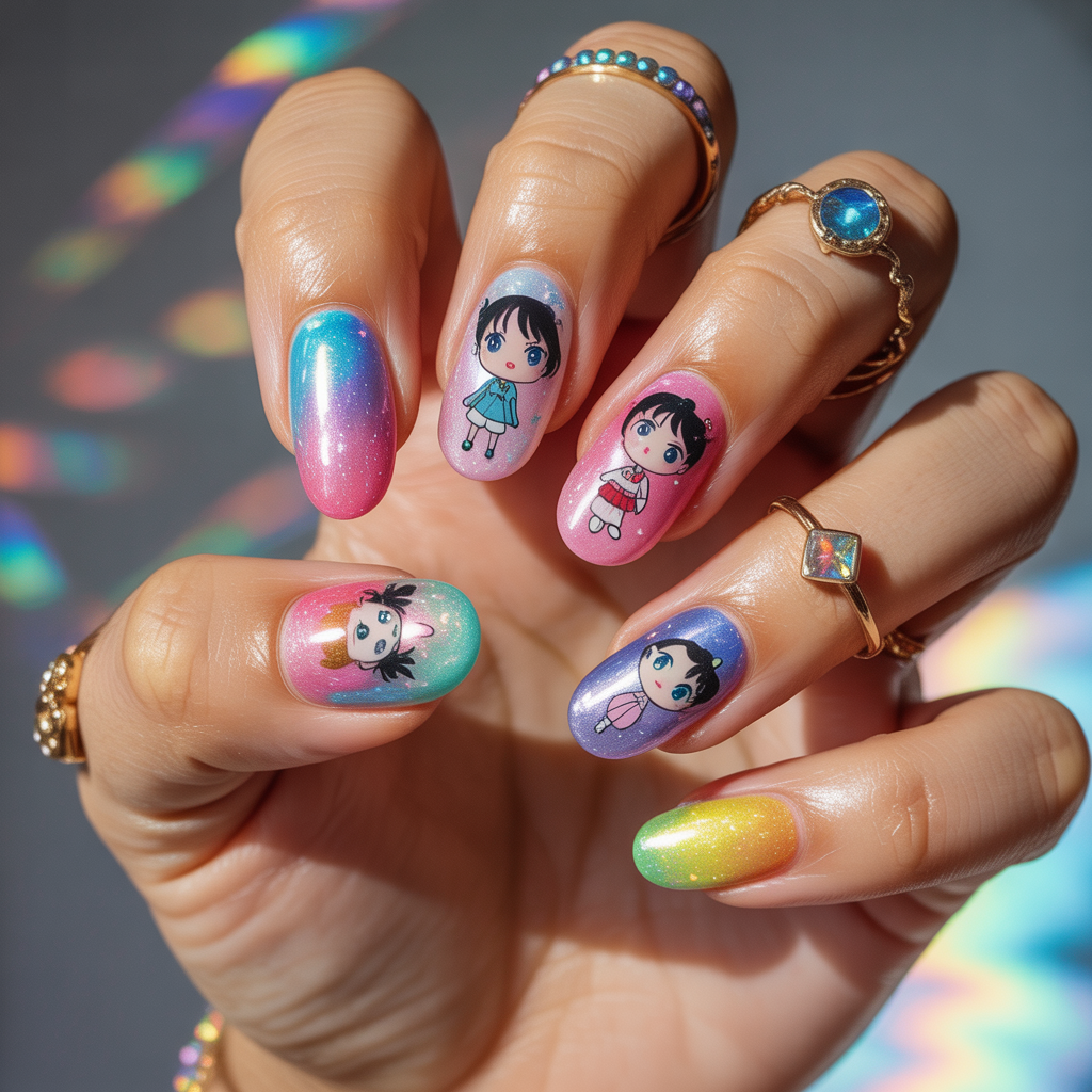 anime nails