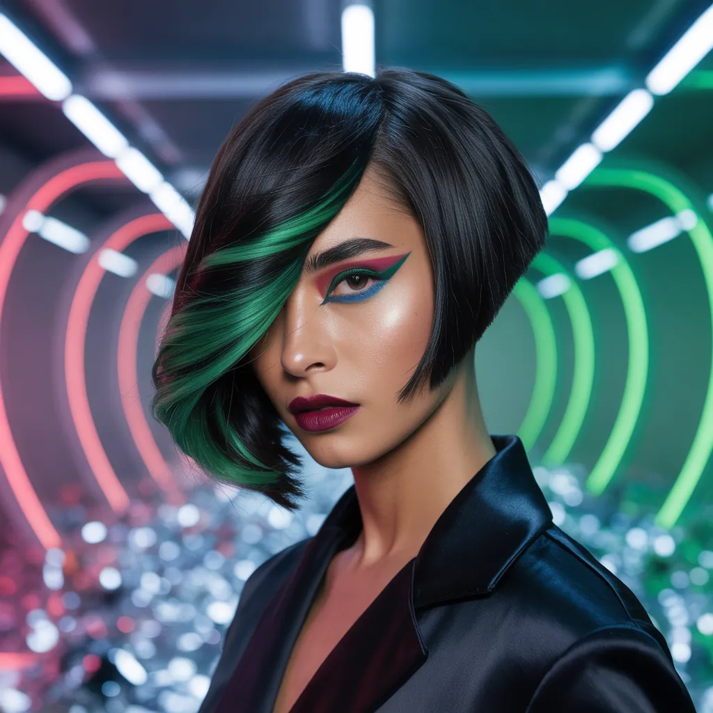 asymmetrical bob hairstyles