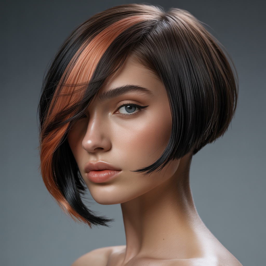 asymmetrical bob hairstyles