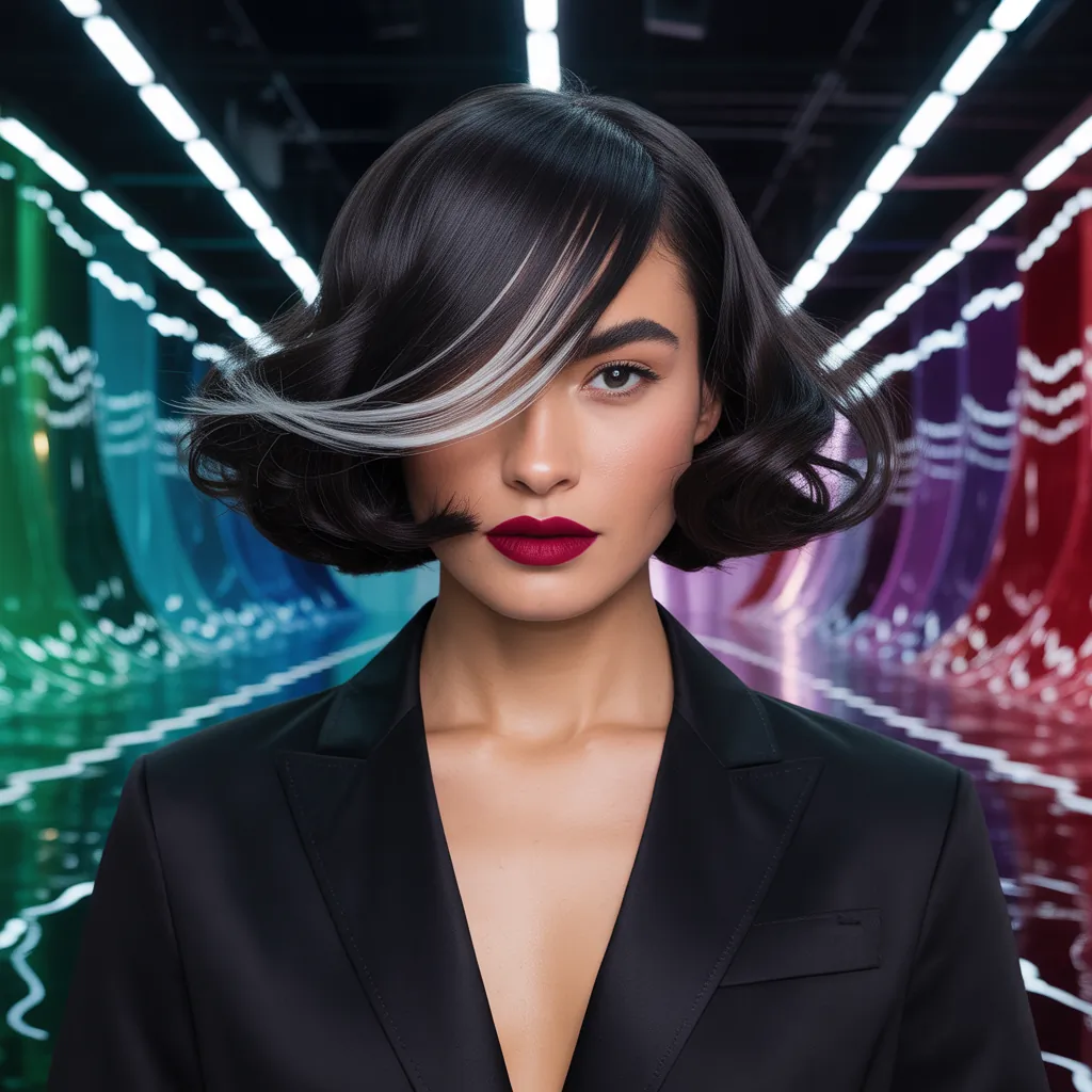 asymmetrical bob hairstyles