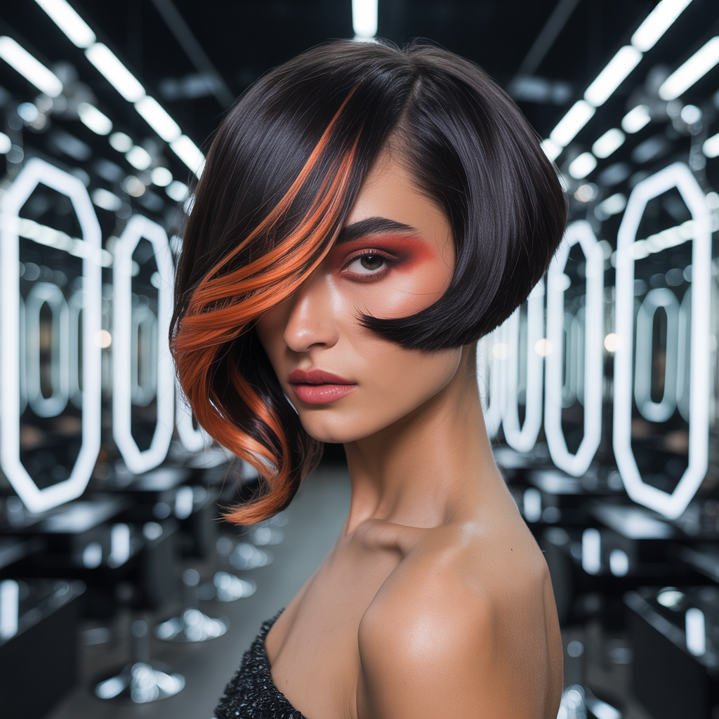 asymmetrical bob hairstyles