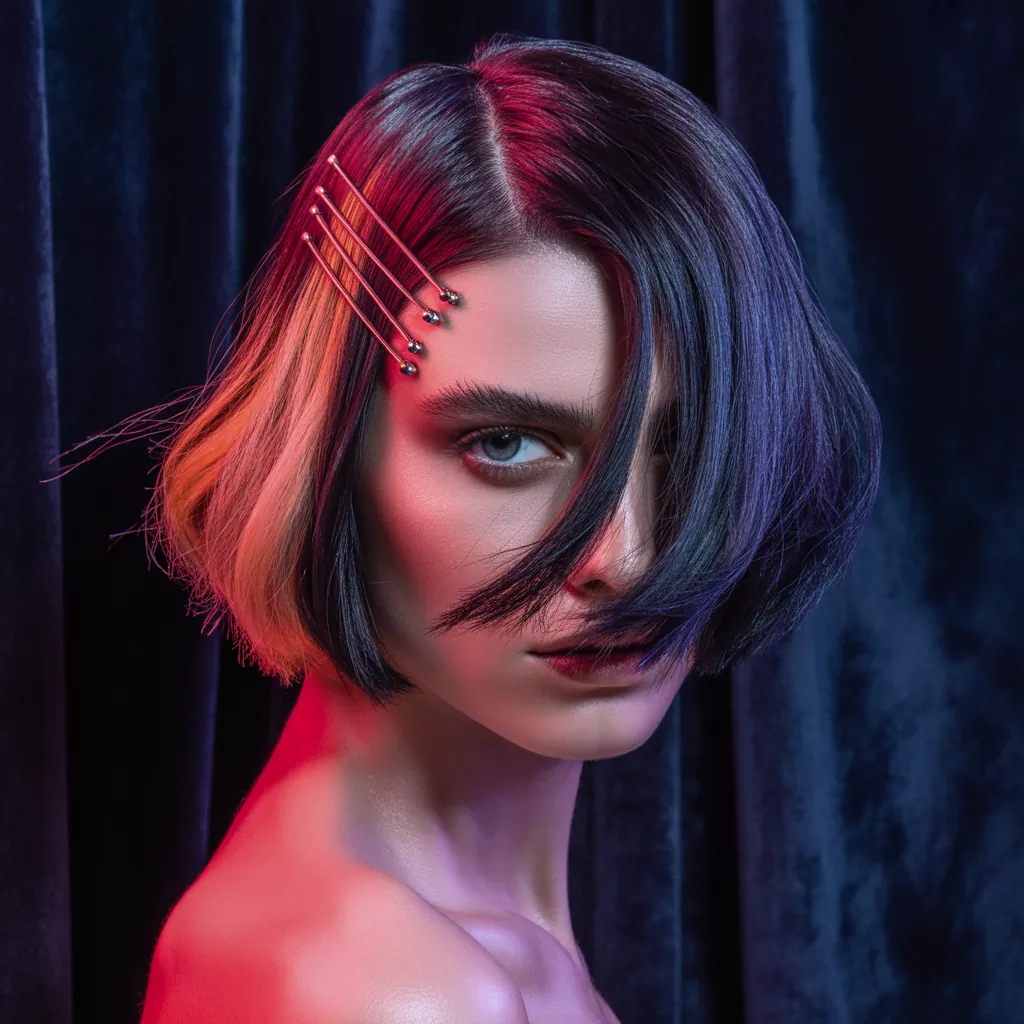 asymmetrical bob hairstyles