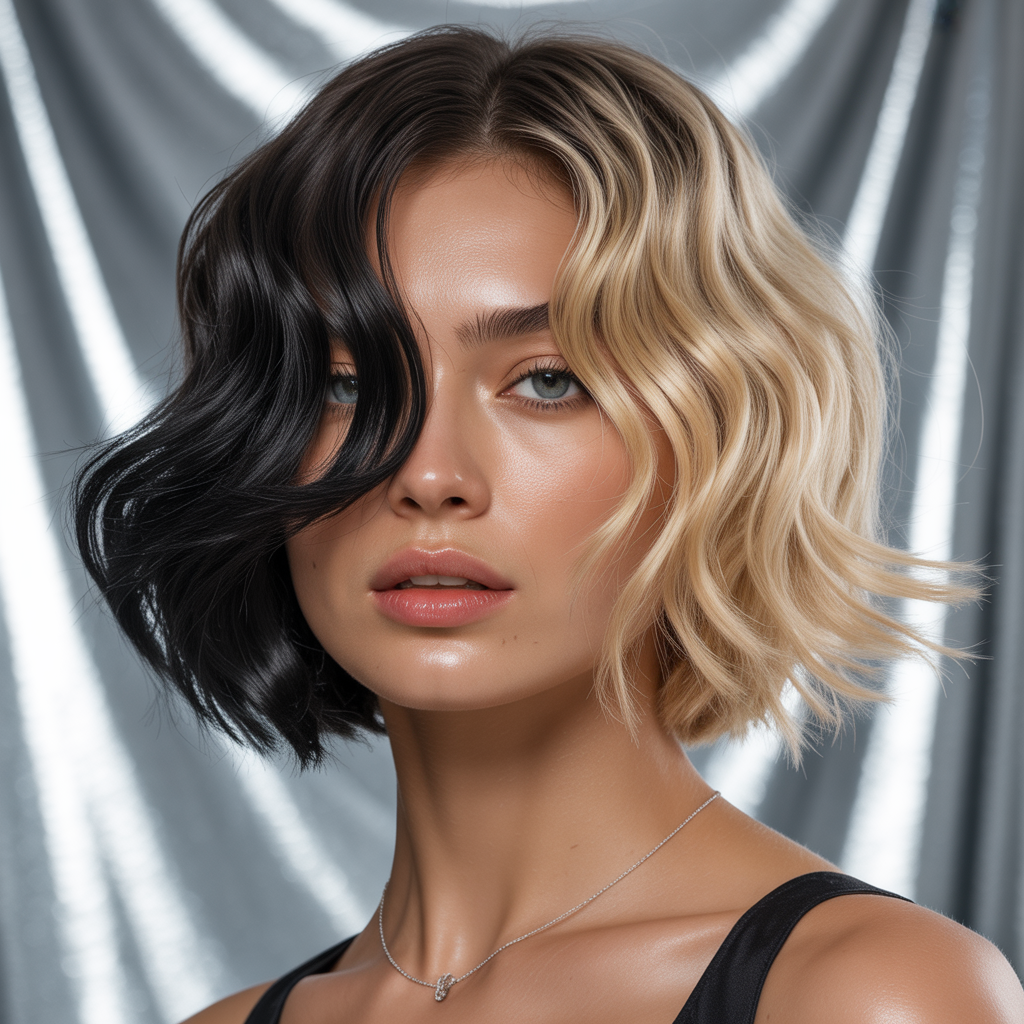 asymmetrical bob hairstyles