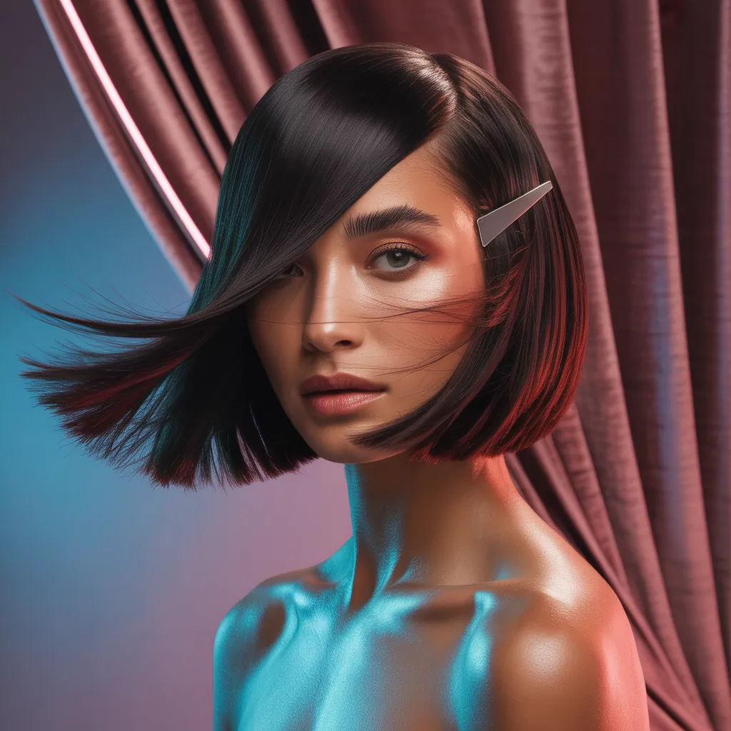 asymmetrical bob hairstyles