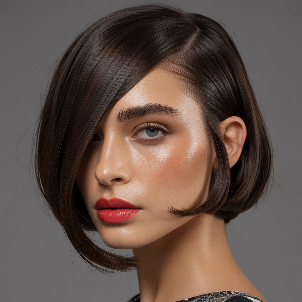 asymmetrical bob hairstyles