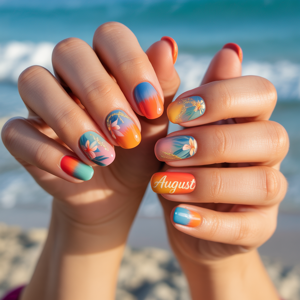 august nails ideas