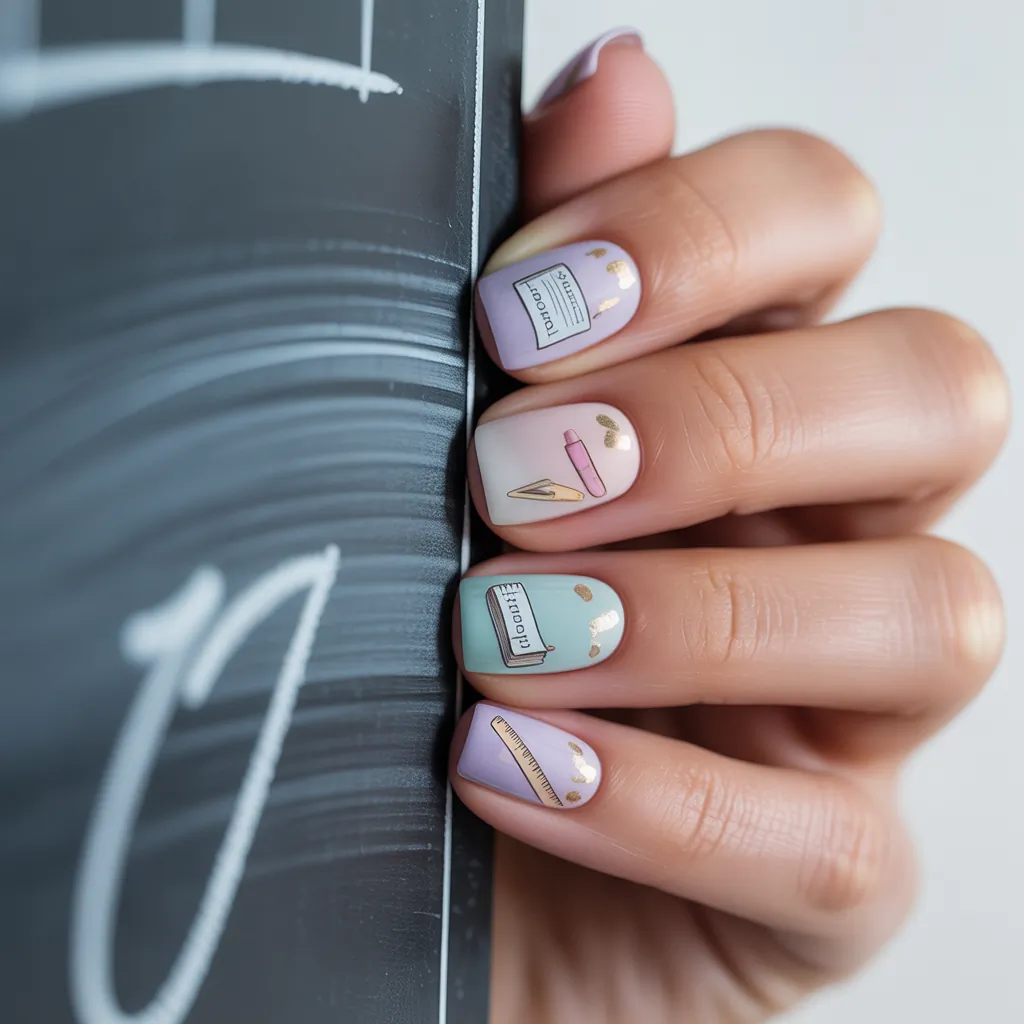 back to school nail ideas