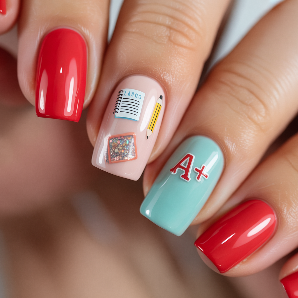 back to school nail ideas