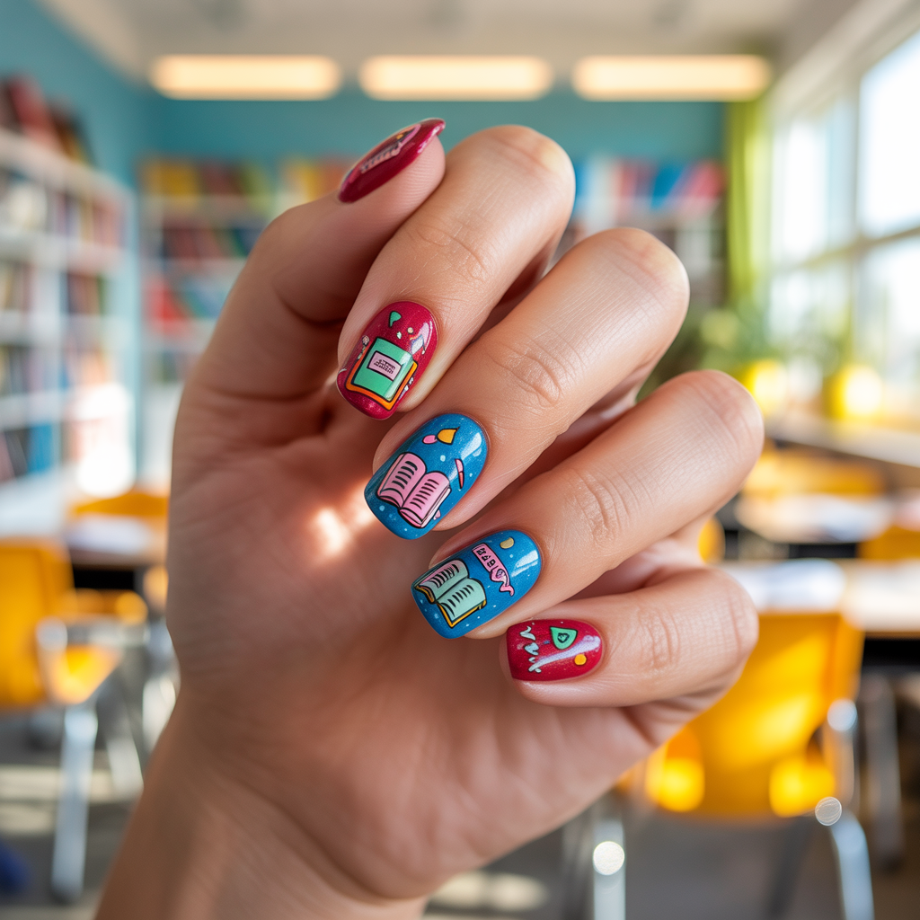 back to school nail ideas