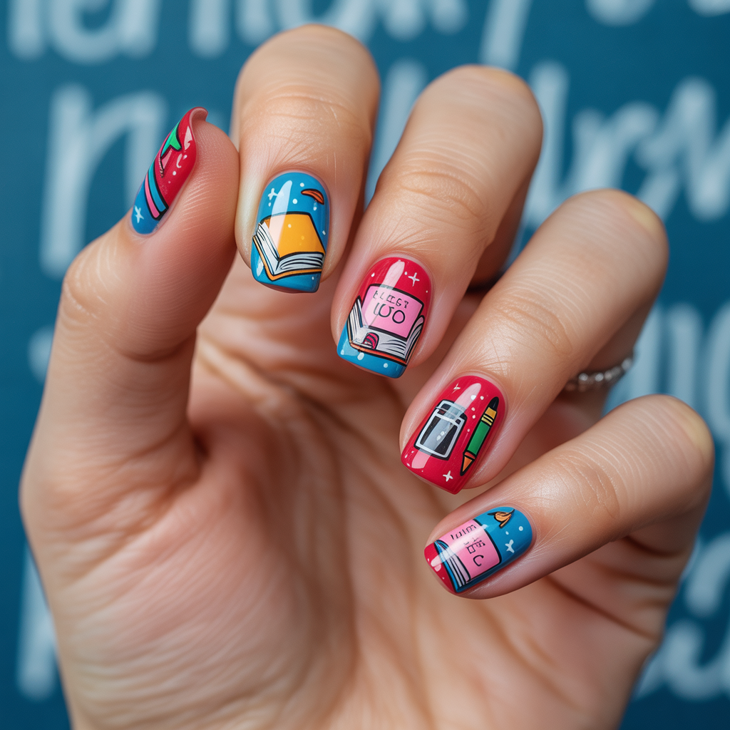 back to school nail ideas