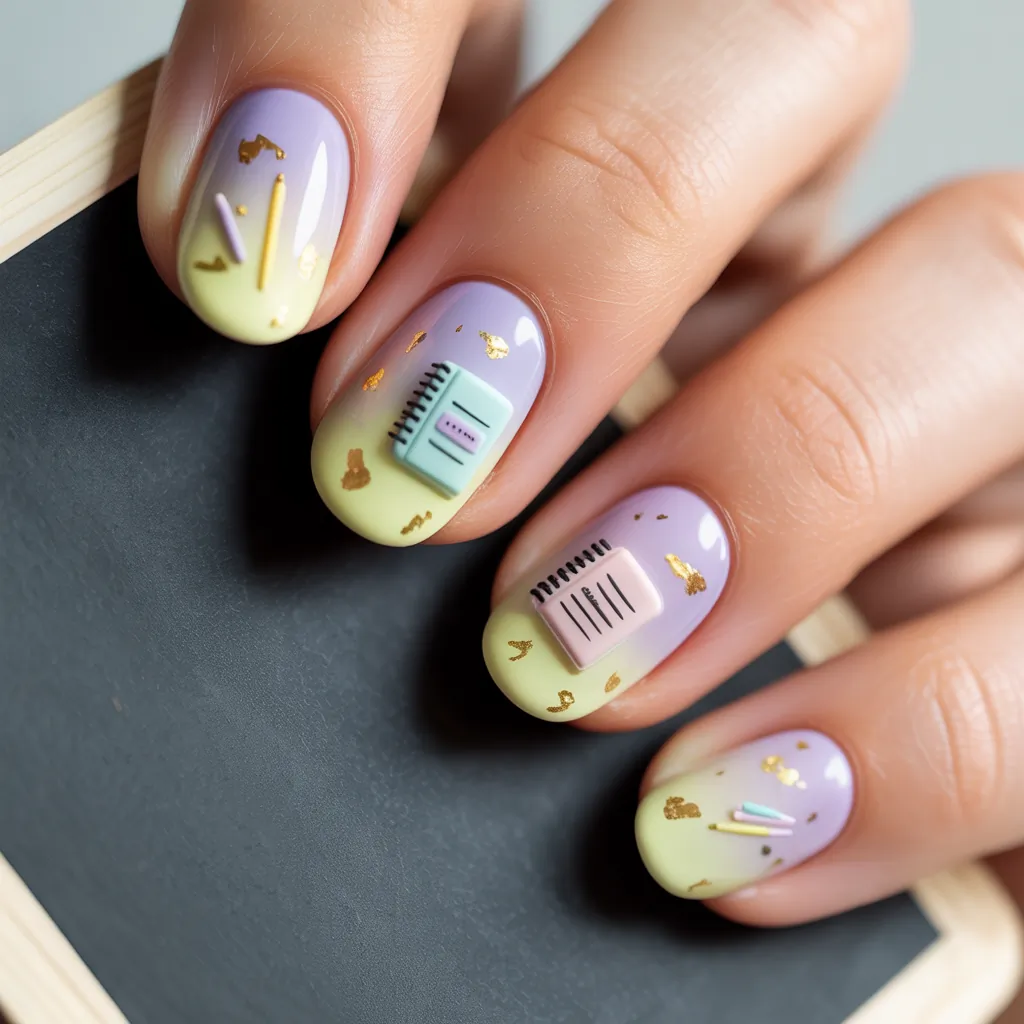 back to school nail ideas