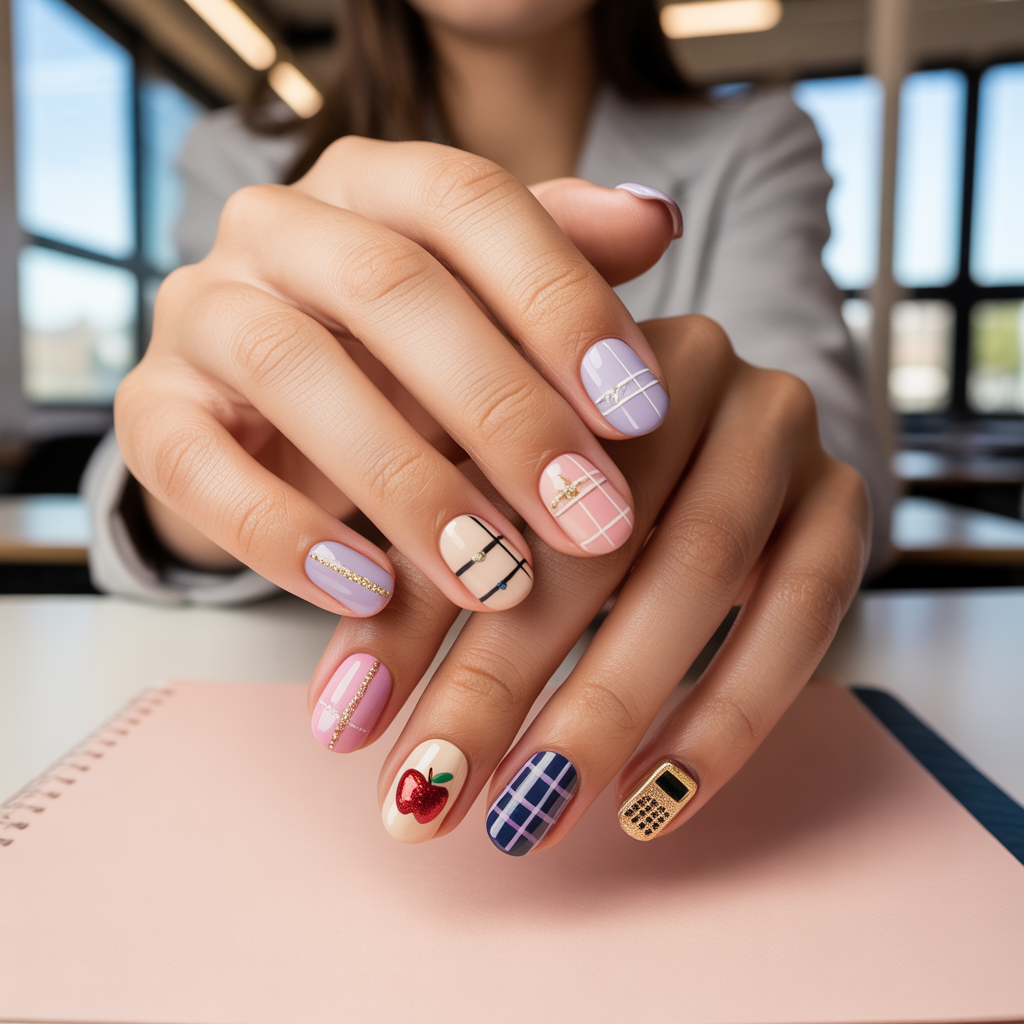 back to school nail ideas
