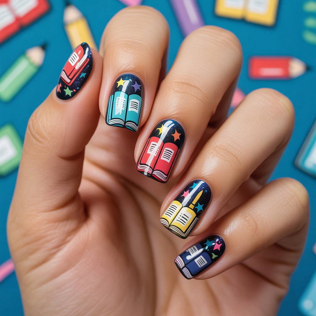 back to school nail ideas
