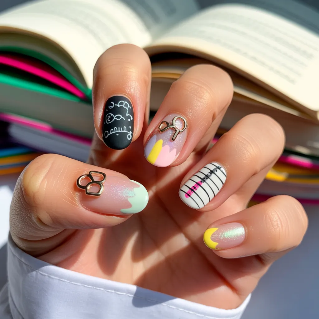 back to school nail ideas