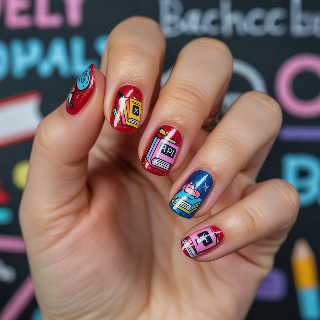 back to school nail ideas