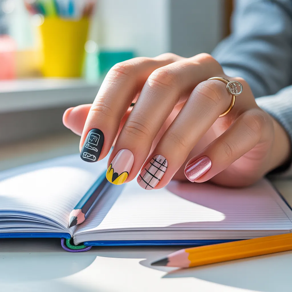 back to school nail ideas