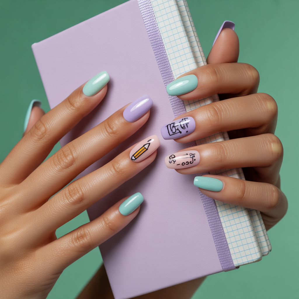 back to school nail ideas