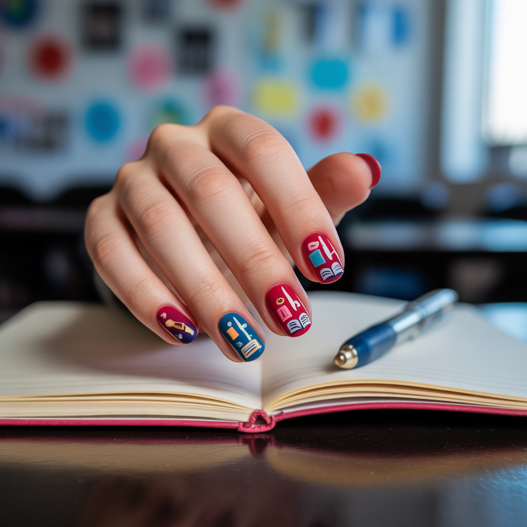 back to school nail ideas