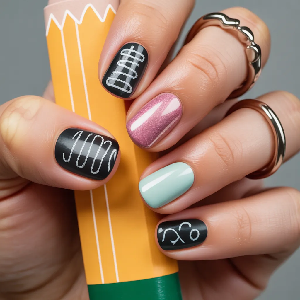 back to school nail ideas