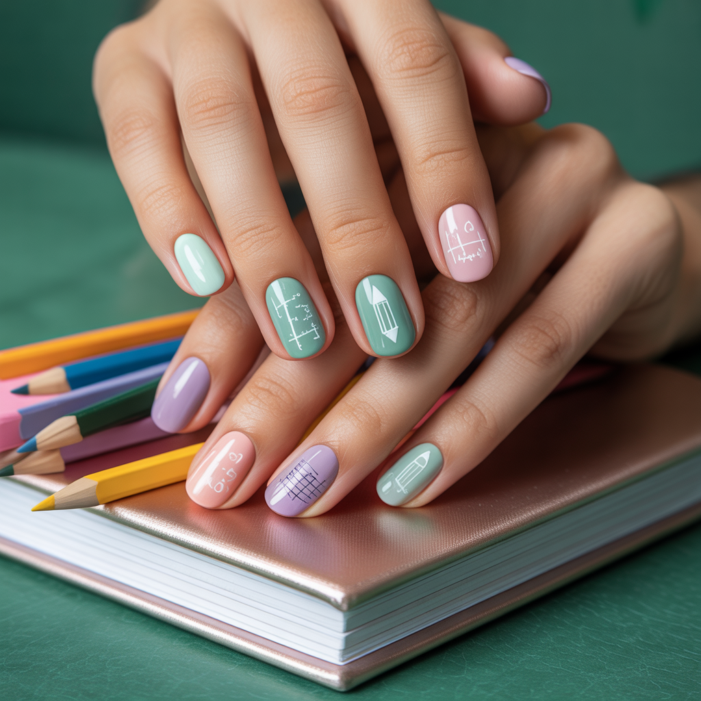 back to school nail ideas