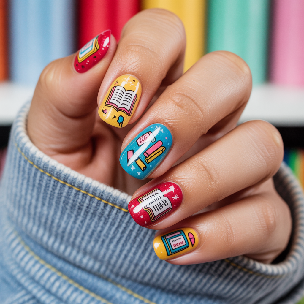 back to school nail ideas