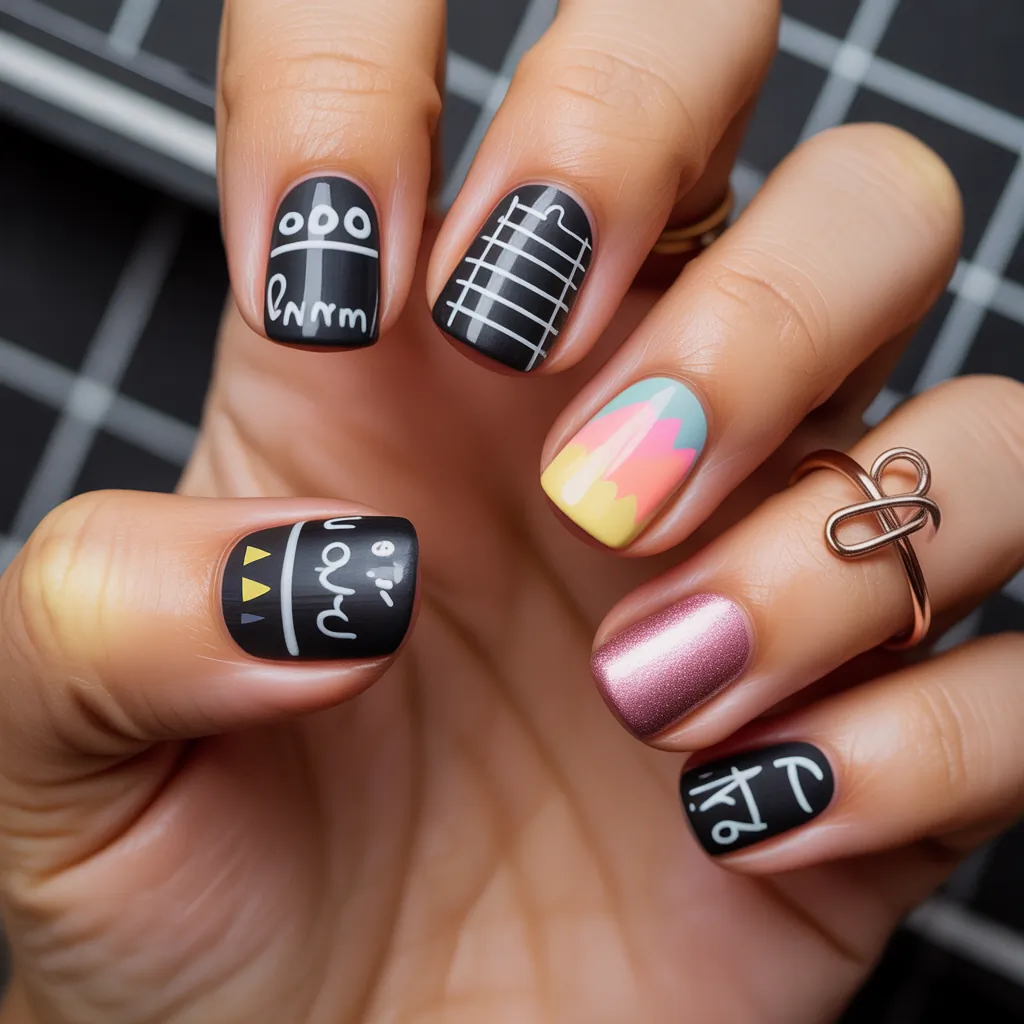 back to school nail ideas