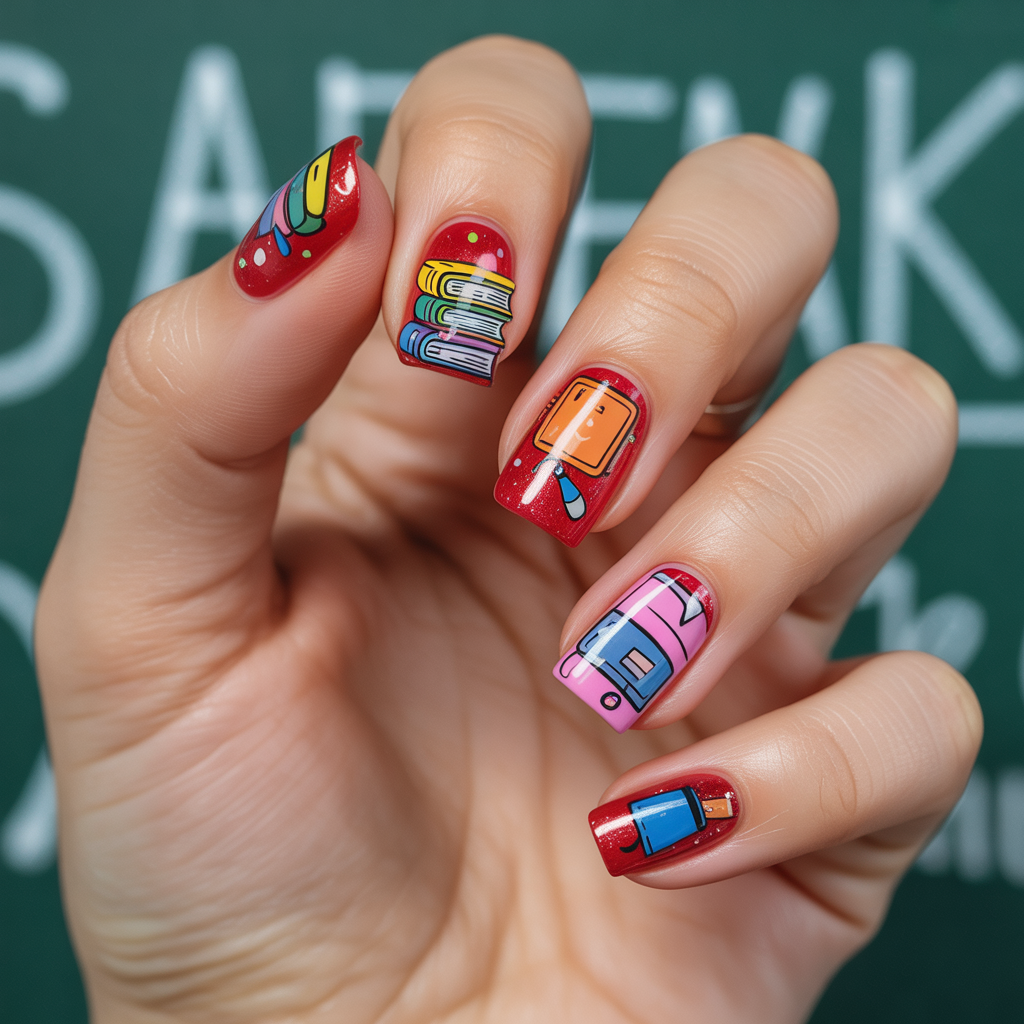 back to school nail ideas