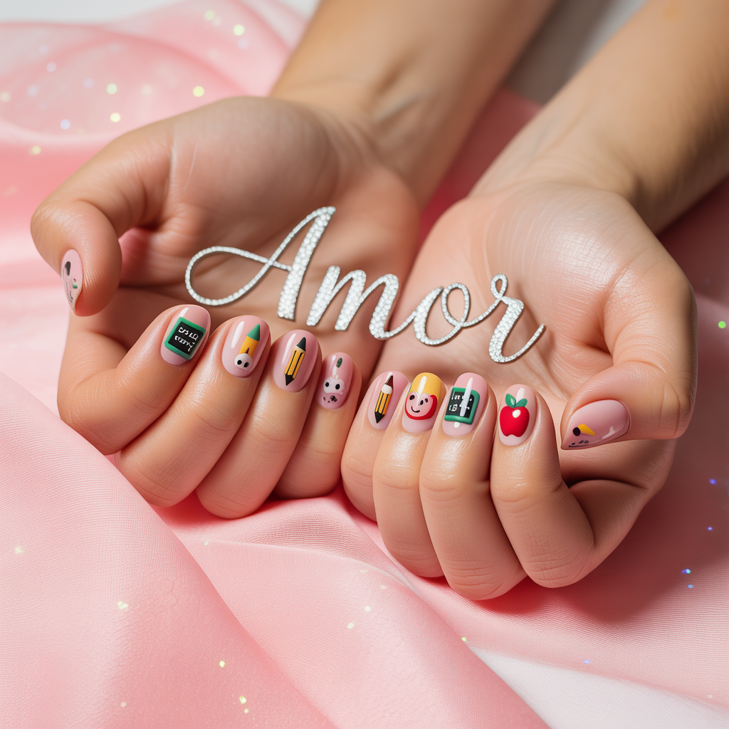 back to school nails