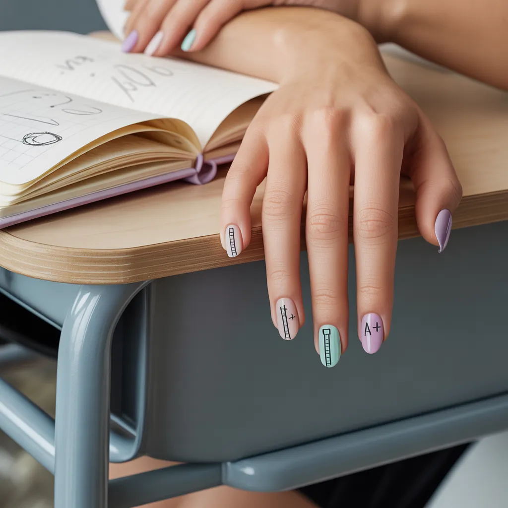 back to school nails