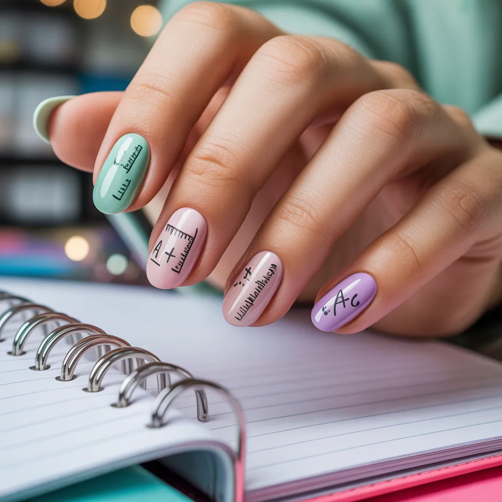 back to school nails