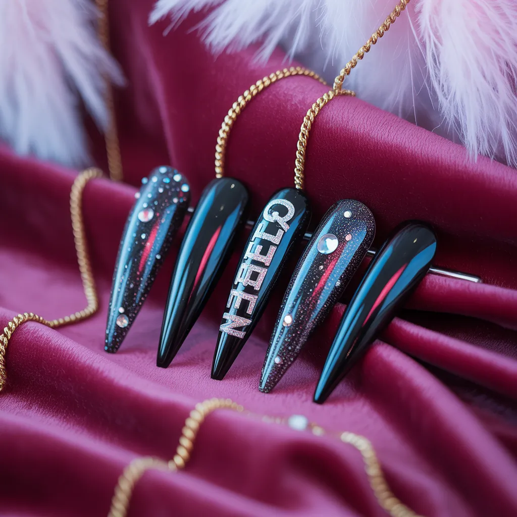 baddie acrylic nails