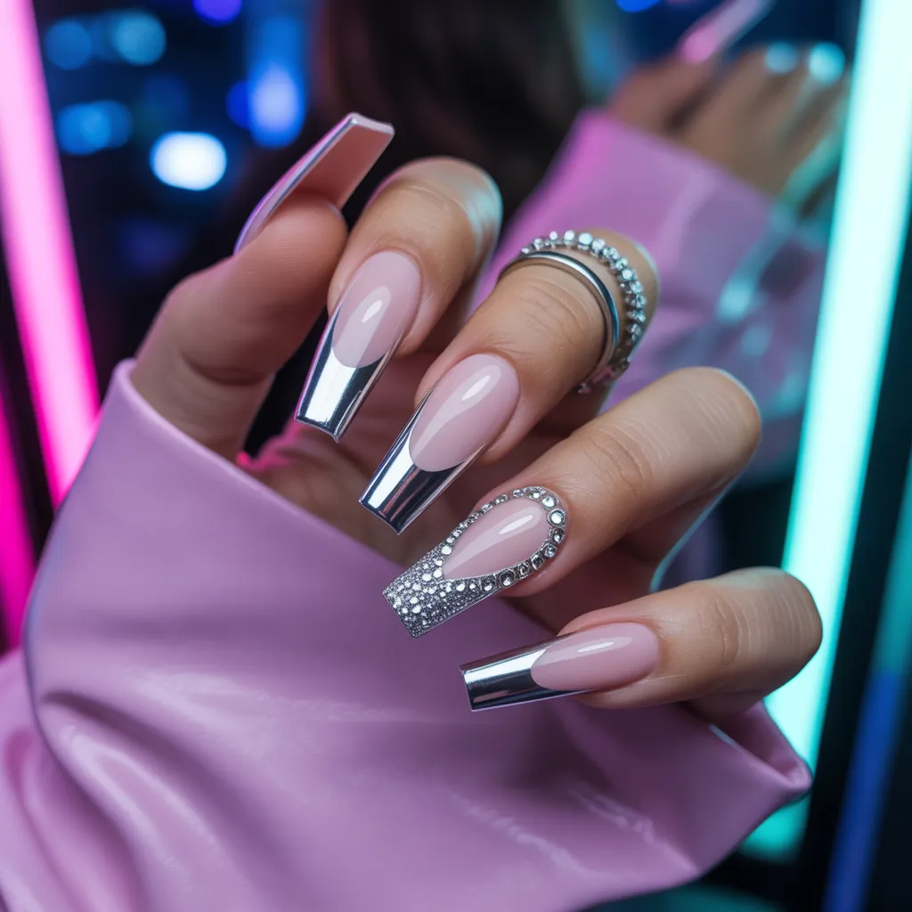 baddie acrylic nails