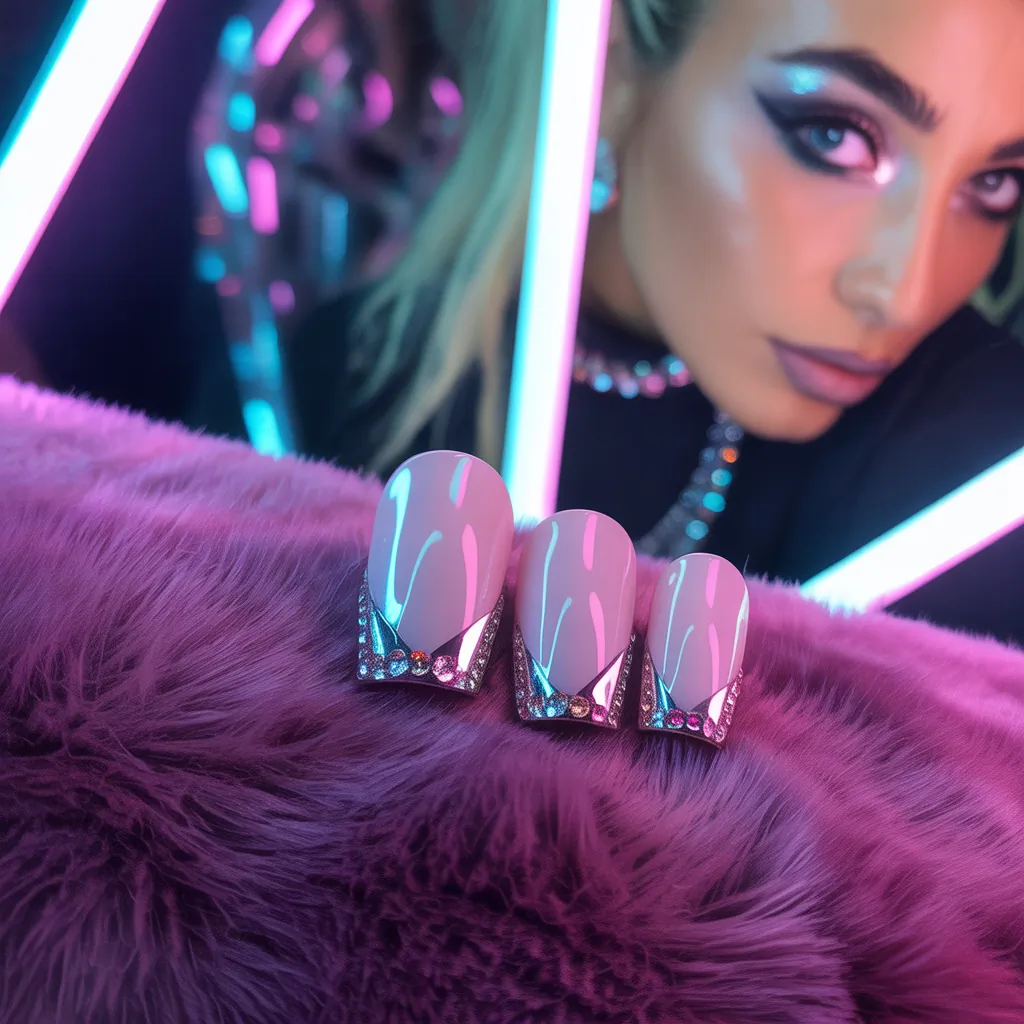 baddie acrylic nails